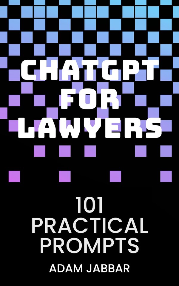 ChatGPT for Lawyers book cover